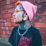 Pink Twisted Squid Logo Beanie