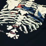 "A Little Broken" Skeleton Back Print Tee SECOND (A)