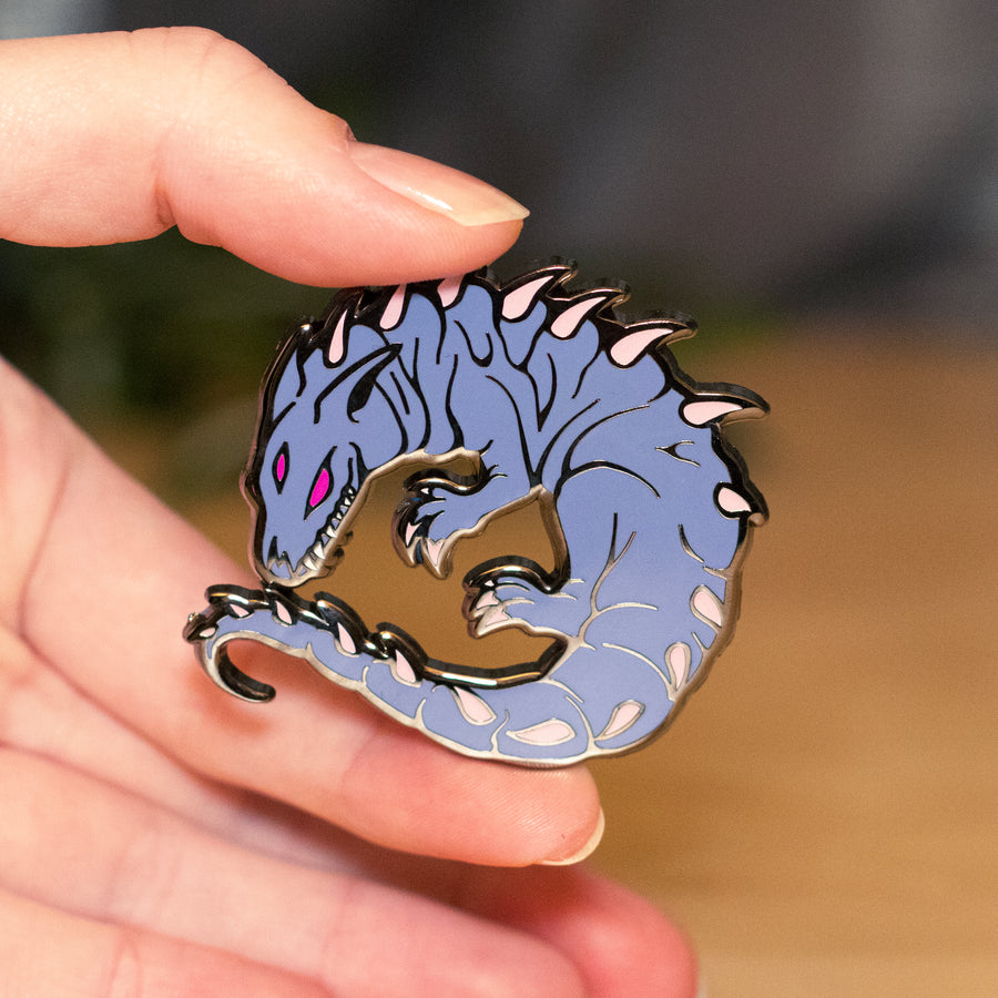 El Chupacabra Enamel Pin (GLOWS in the DARK)