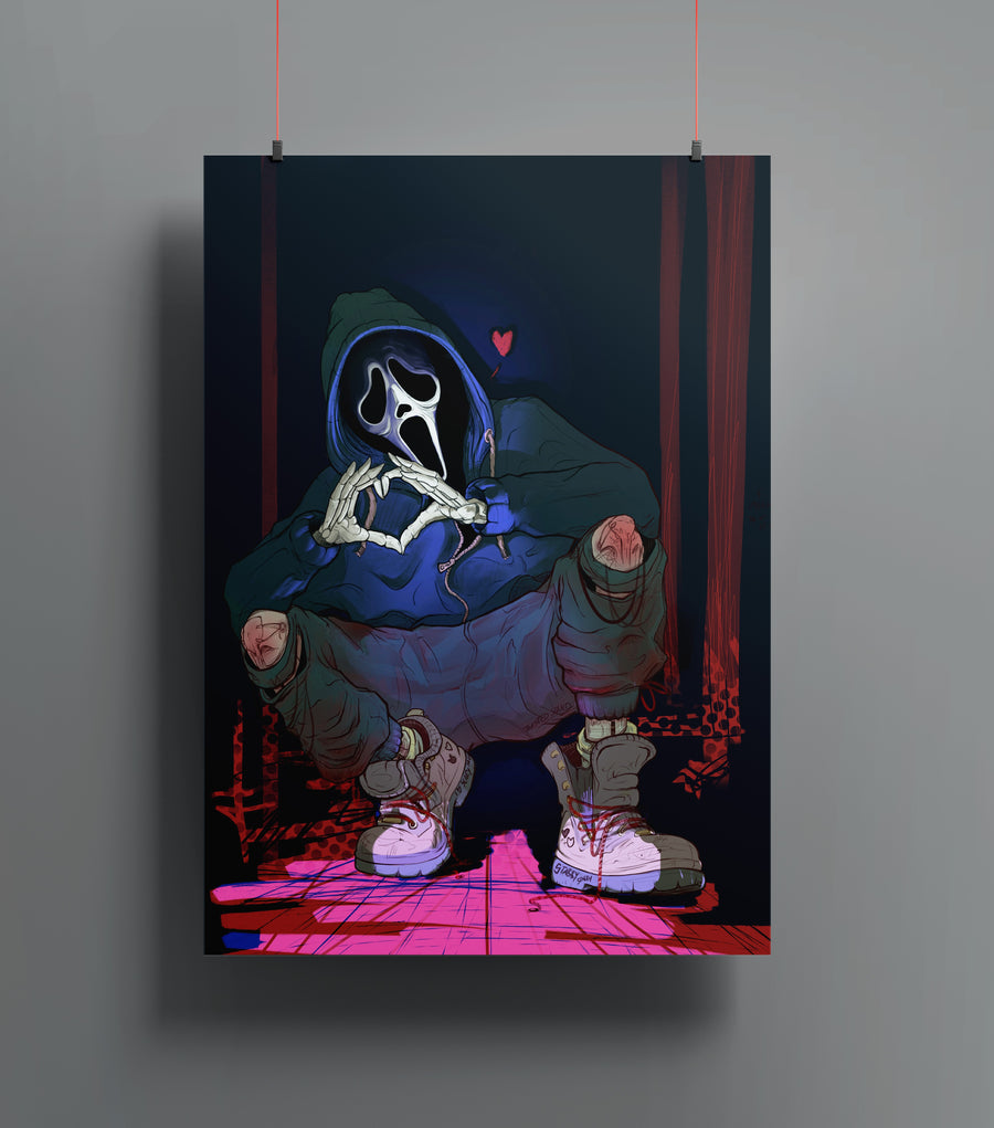 Ghost Daddy Art Print