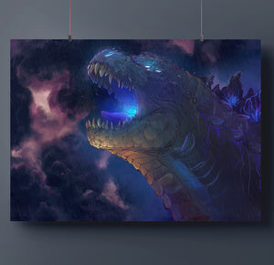 Godzilla Fan Art Print