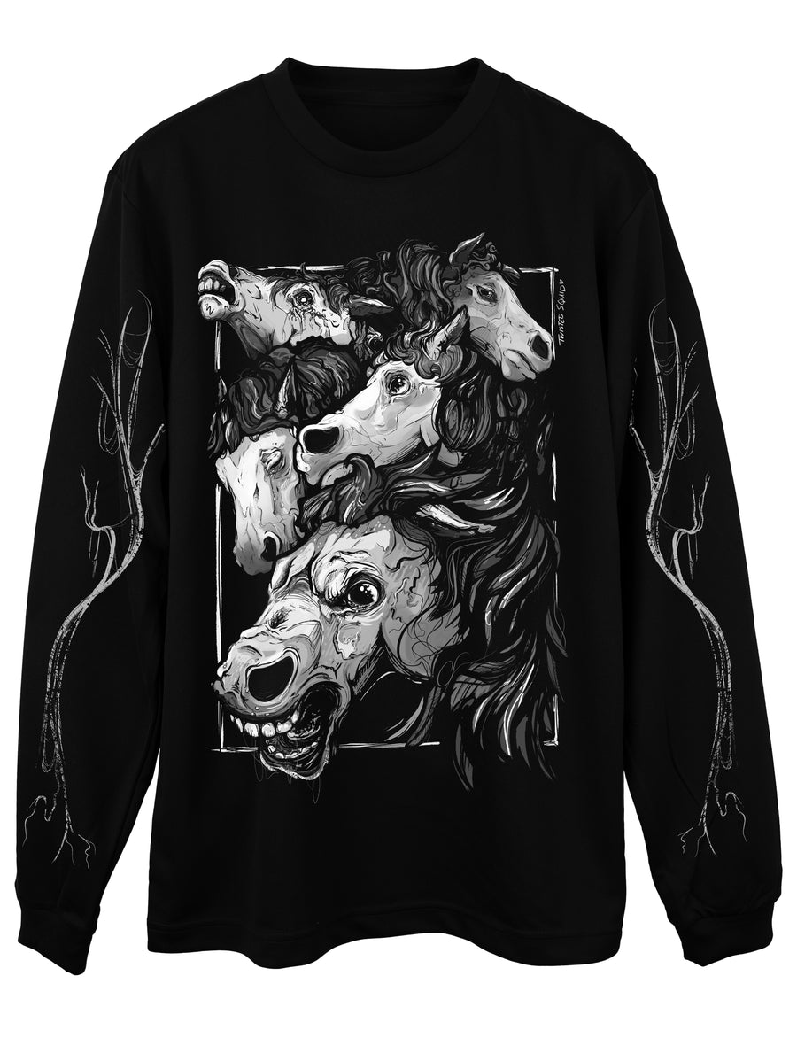 Horses of Grief Long Sleeve Top