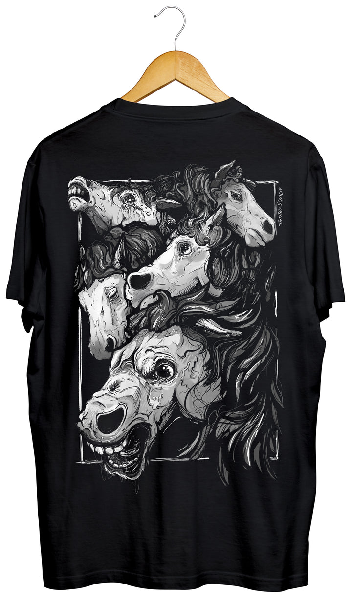 Horses of Grief Back Print Tee