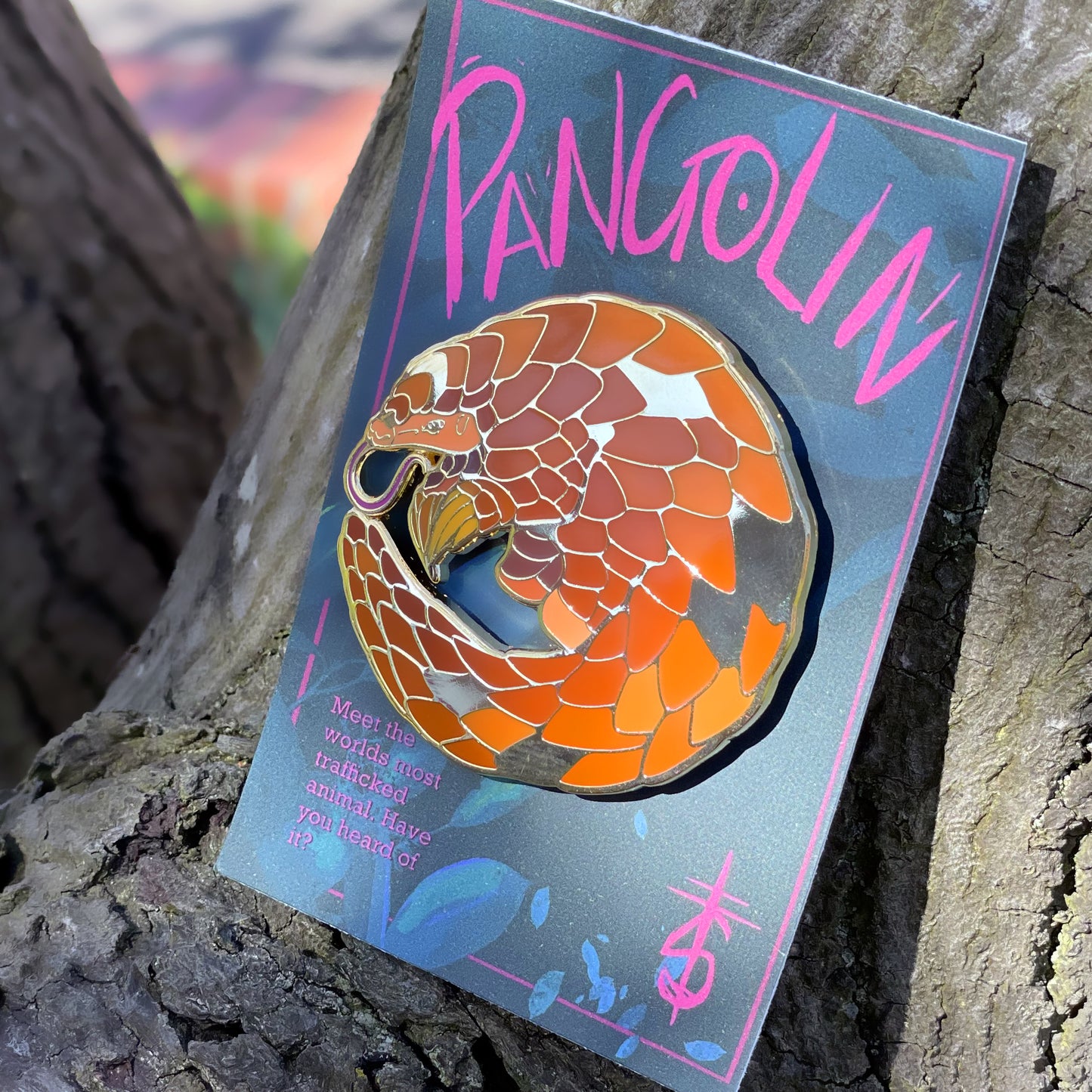 Pangolin Enamel Pin