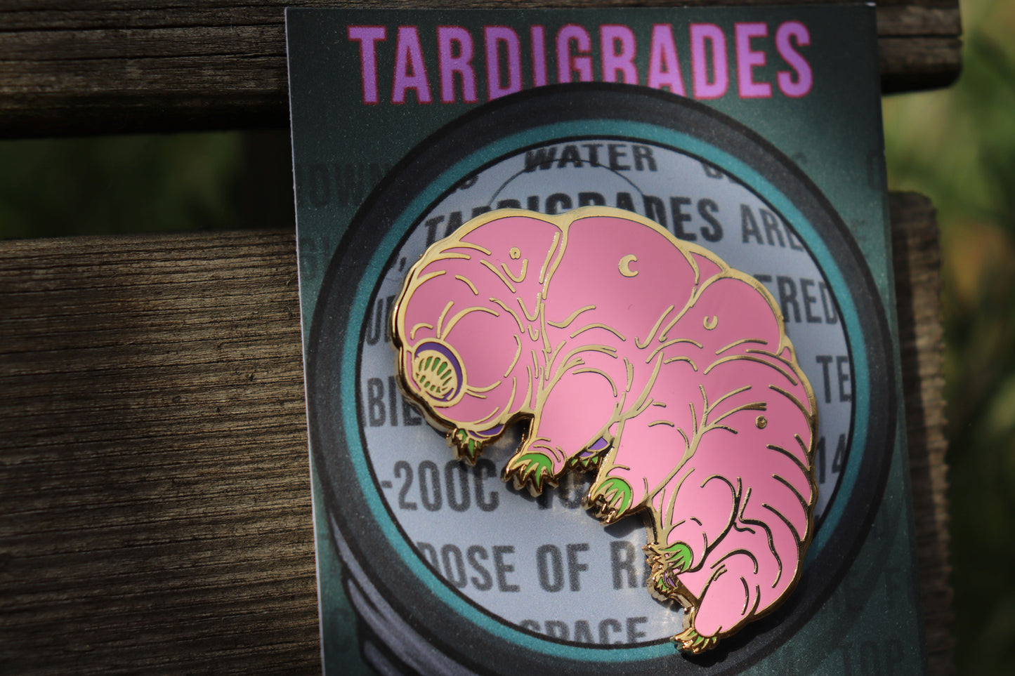 Tardigrade Enamel Pin