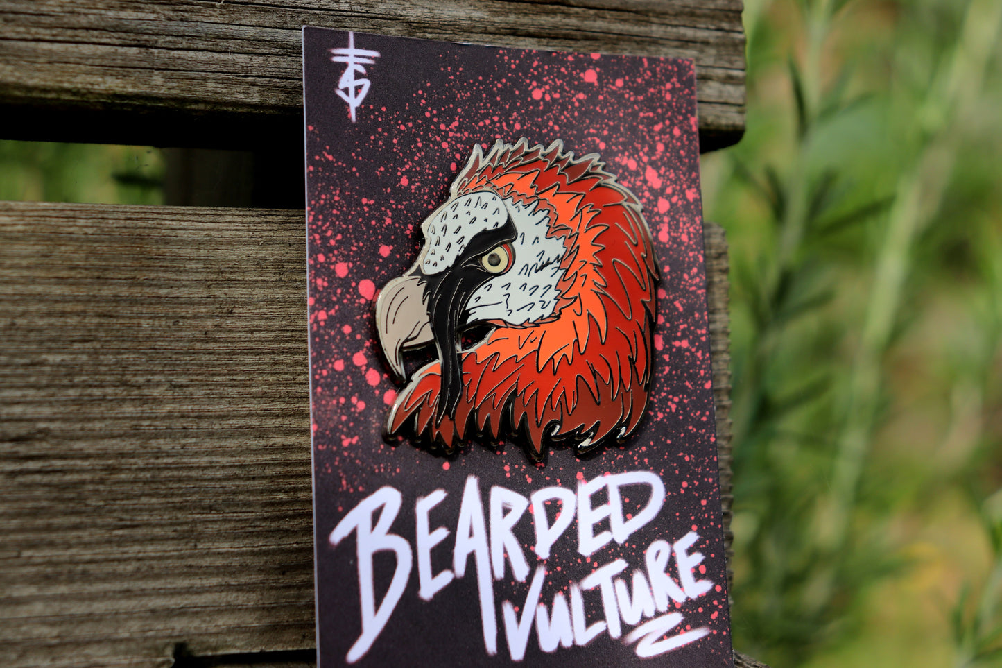 Bearded Vulture Enamel Pin