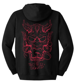 Oni Mask Zip Hoodie