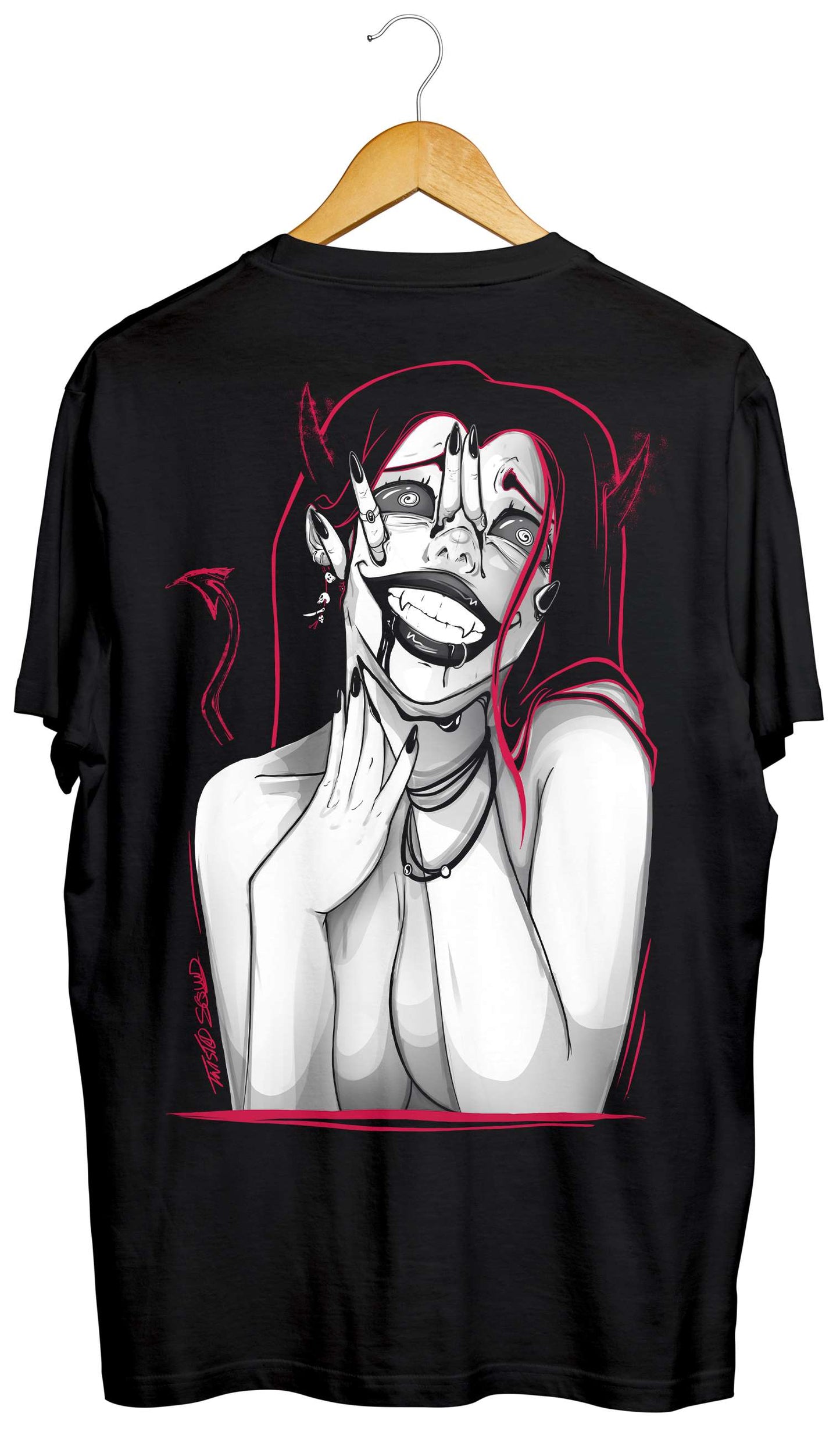 Poison Back Print T-Shirt