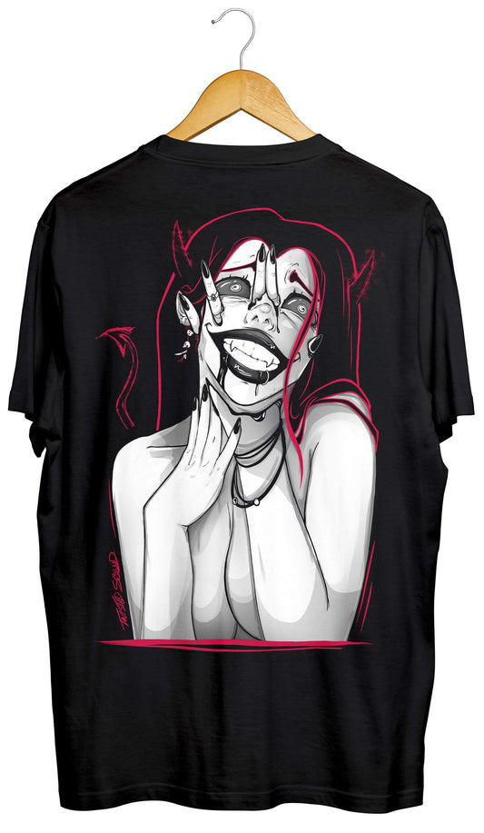 Poison Back Print T-Shirt