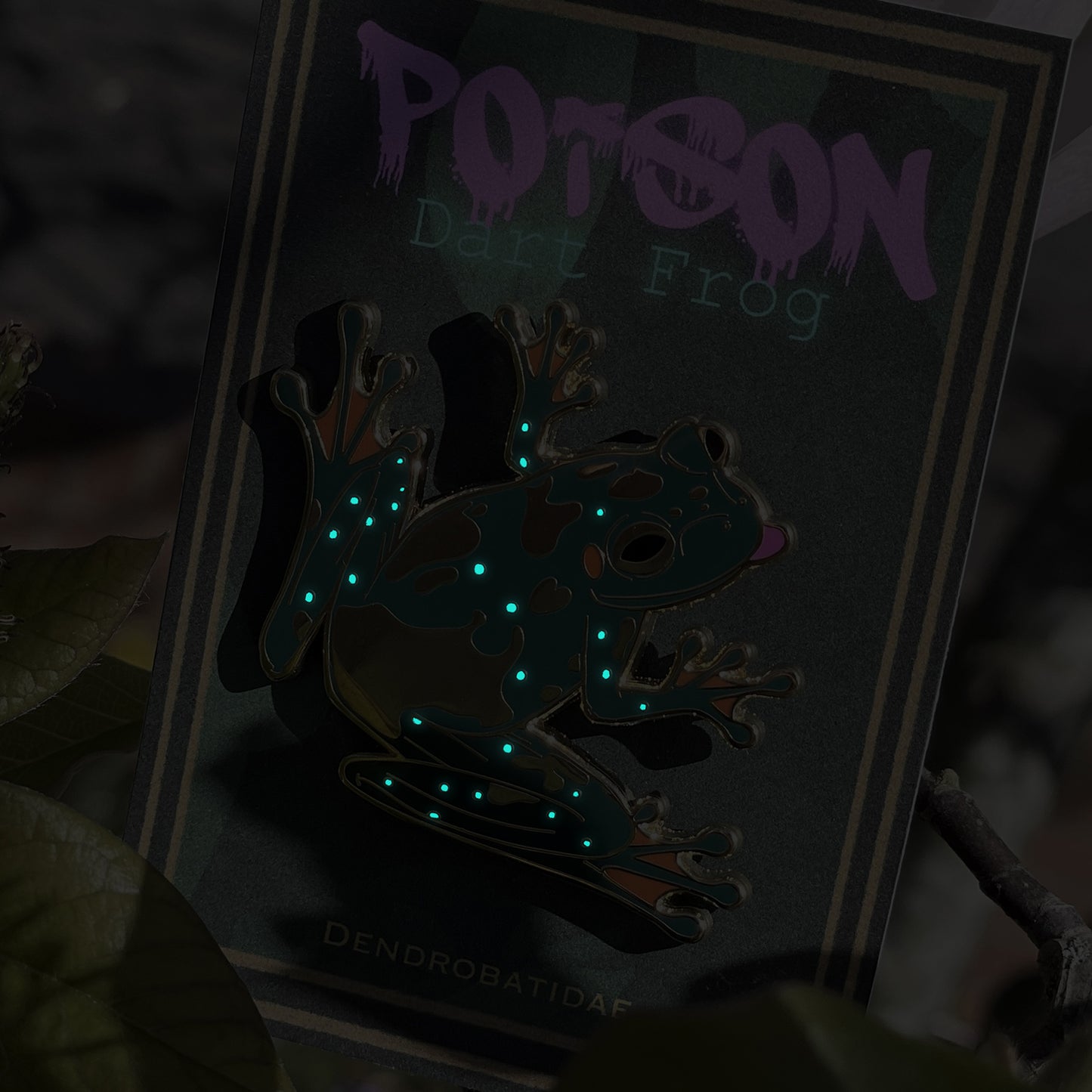 Frog Enamel Pin [GLOW IN THE DARK]