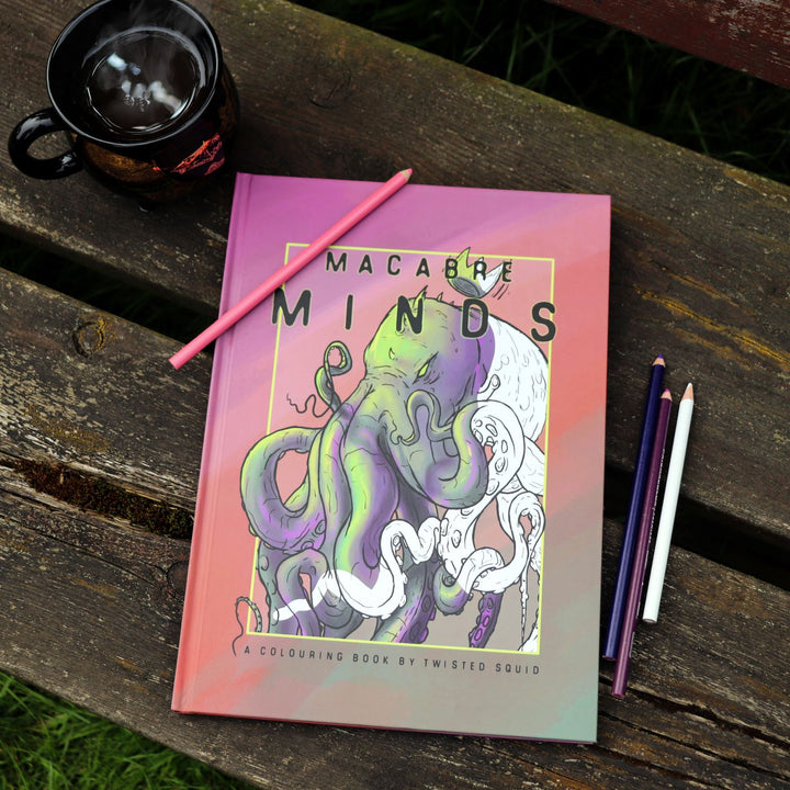 Macabre Minds Adult Colouring Book