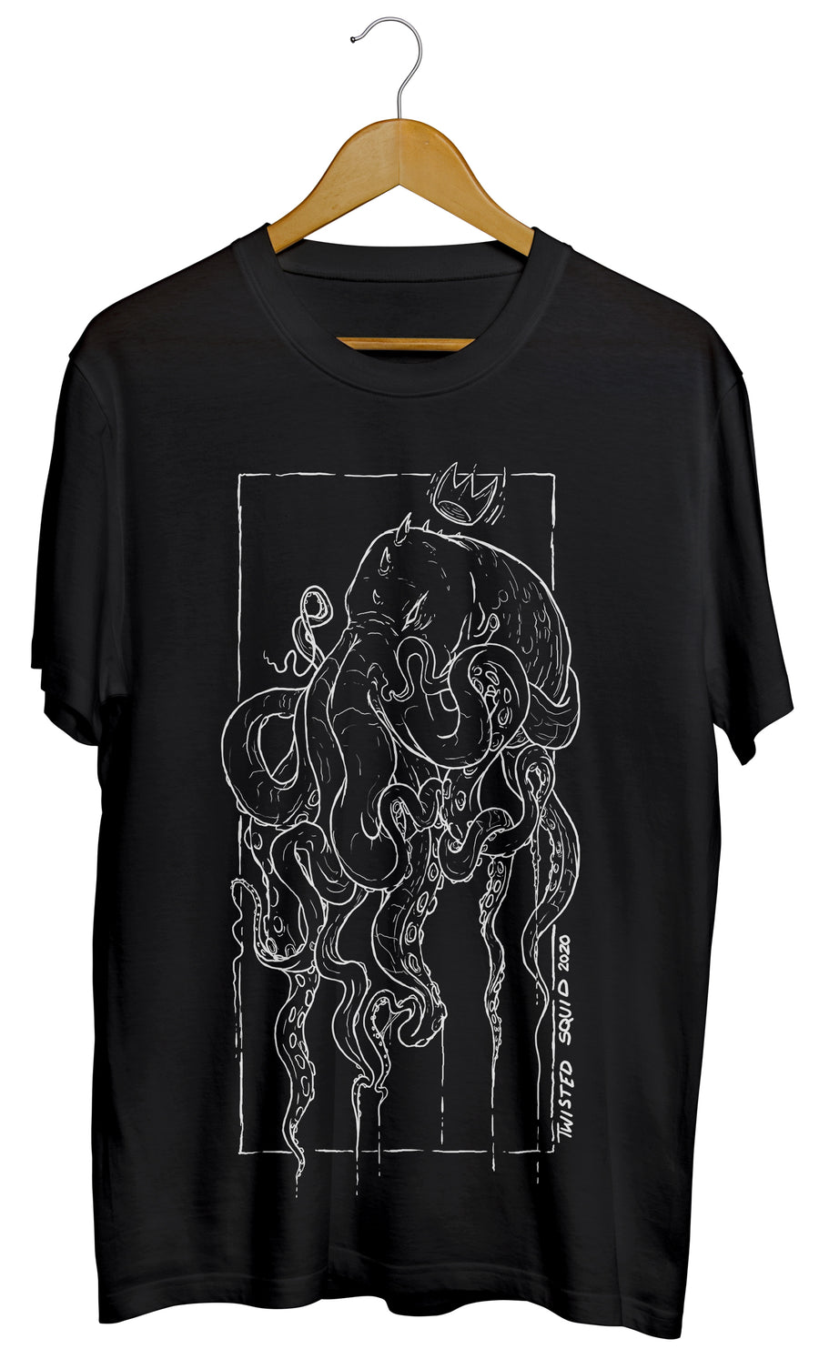 Kraken King Black T-Shirt