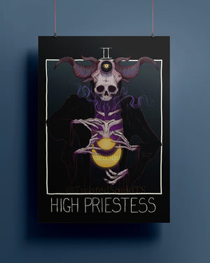 High Priestess Tarot Art Print