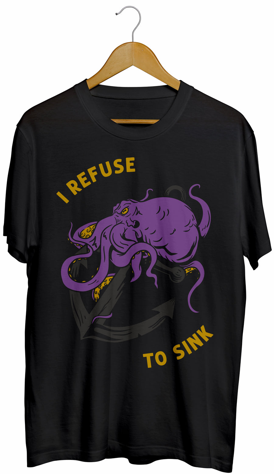 Refuse to Sink Front Print Tee